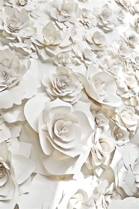 chanel paper flowers 2015|Chanel Paper Flower Wall Decor .